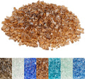 Skyflame High Luster 10-Pound Regular Fire Glass for Fire Pit Fireplace Garden Landscaping Copper 1/4" Size