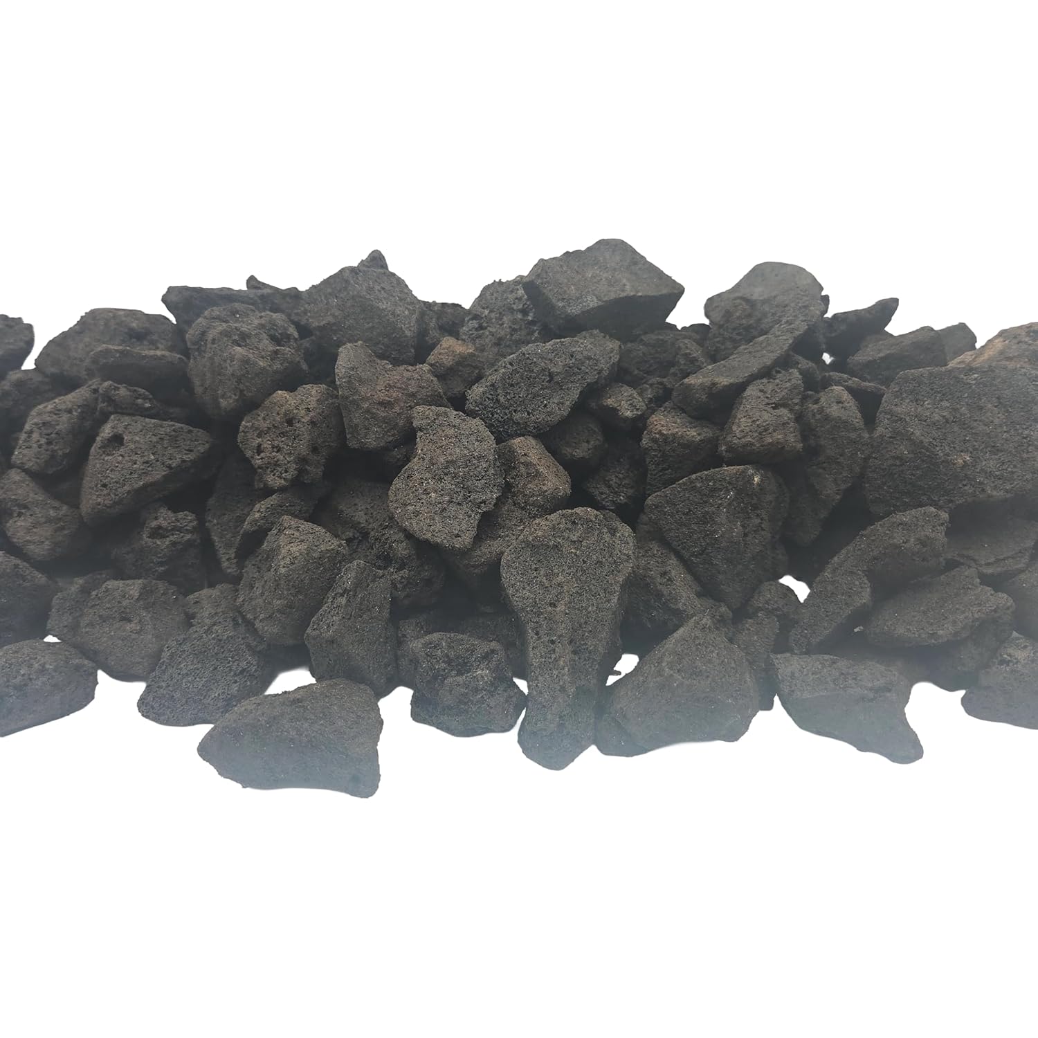 Black Lava Rocks 18-20LB Bag | 1–3 Inch | Natural Volcanic Stones for Landscaping, Pathways, Borders, Mulch, Aquariums, Hydroponics & Zen Gardens | Covers 0.5 Cu Ft