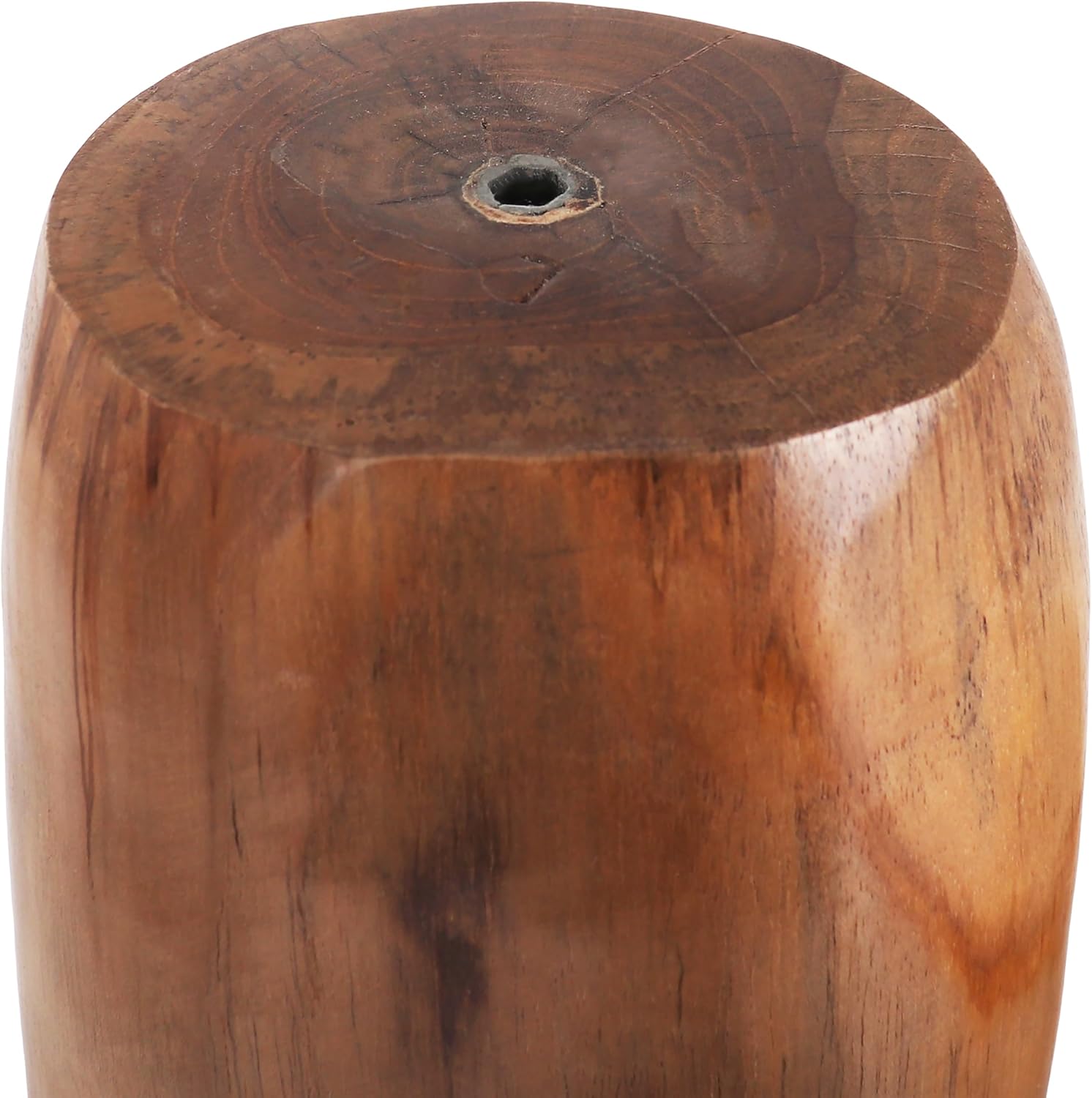 Handcrafted Teak Mushroom Decor – Solid Indonesian Teak Wood Sculpture – Organic Modern Accent for Shelf, Table, or Garden – Natural Rustic Decor (20 Inch)