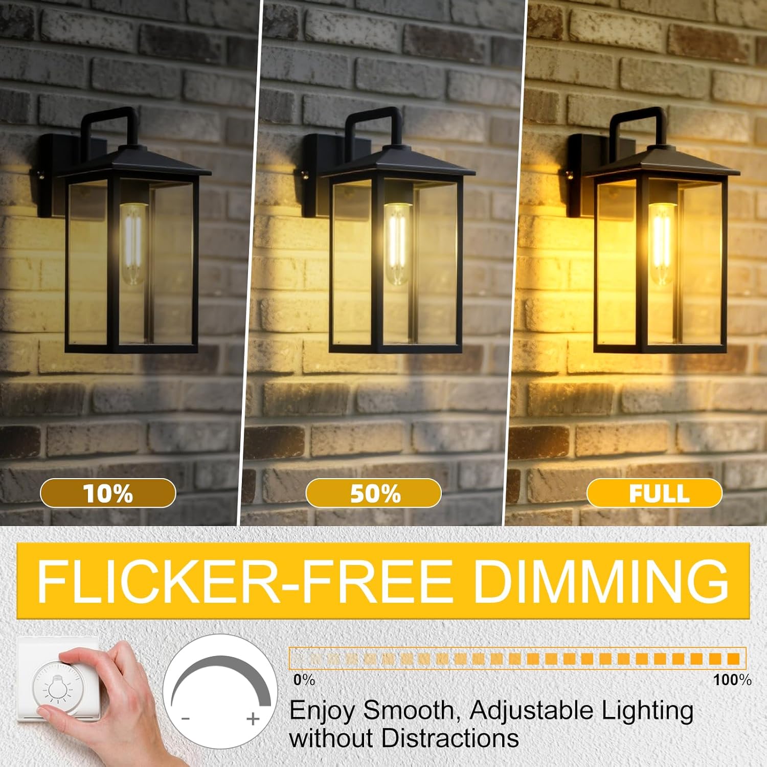 Tubular LED Edison Bulb Dimmable 2700K Warm White, 4W, 40 watt Equivalent, E26 LED Light Bulbs, T10 Edison Bulbs for Chandeliers, Ceiling Fan, 90+CRI 400LM, 6 Pack