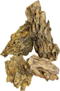 Hamiledyi 4 PCS Natural Aquarium Rocks 6" to 9" Dragon Stone Aquarium Decor Rocks Aquascape Rocks Landscaping Model for Fish Tank Terrariums Vivariums