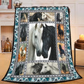 Horse Throw Blanket Horse Stuff Gifts for Kids Girls Boys Adults Women Men Soft Cozy Warm Plush Fluffy Fuzzy Fleece Blanket Decor 40''X50''