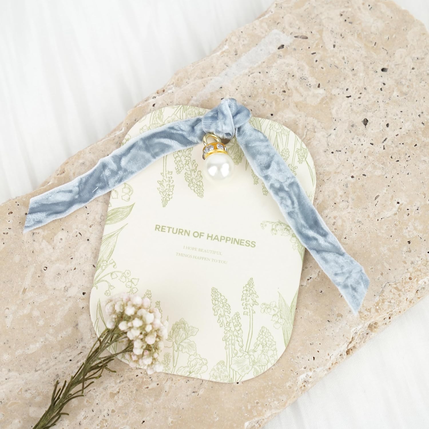 MAYREEL 3/8 Inch Dusty Blue Crushed Velvet Ribbon Slate Blue Vintage for Flower Bouquet Gift Wrapping Wedding Invitations Crafts Christmas Decorations Party 25 Yards