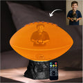 Personalized American Football Lamp with Custom Photo & Text – Sports Night Light for Kids & Adults | Boys Room Decor | Gamer Desk Light | Football Gift for Players, Fans & Coaches