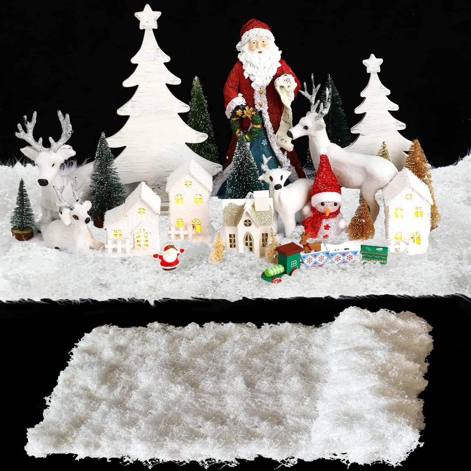 Artificial Moss Mat for Decoration Carpet Grass Wall, Natural Decorative for Plants Indoor with Base Fabric, Artificial Moss Mat Suitable for DIY (39.37 * 39.37 inch/1 * 1m)
