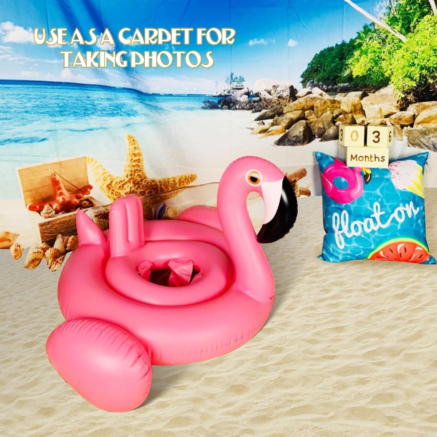 4.5x33 Ft Beach Sand Wall Backdrop Decorations,Roll of Plastic Beach Sand Photography Background,Natural Scenery Setters Wallpaper Travel Summer Birthday Party Video Shoot Studio Photo Props
