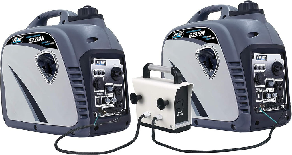 Pulsar 2,300W Portable Gas-Powered Quiet Inverter Generator With USB Outlet & Parallel Capability, Carb Compliant, G2319N