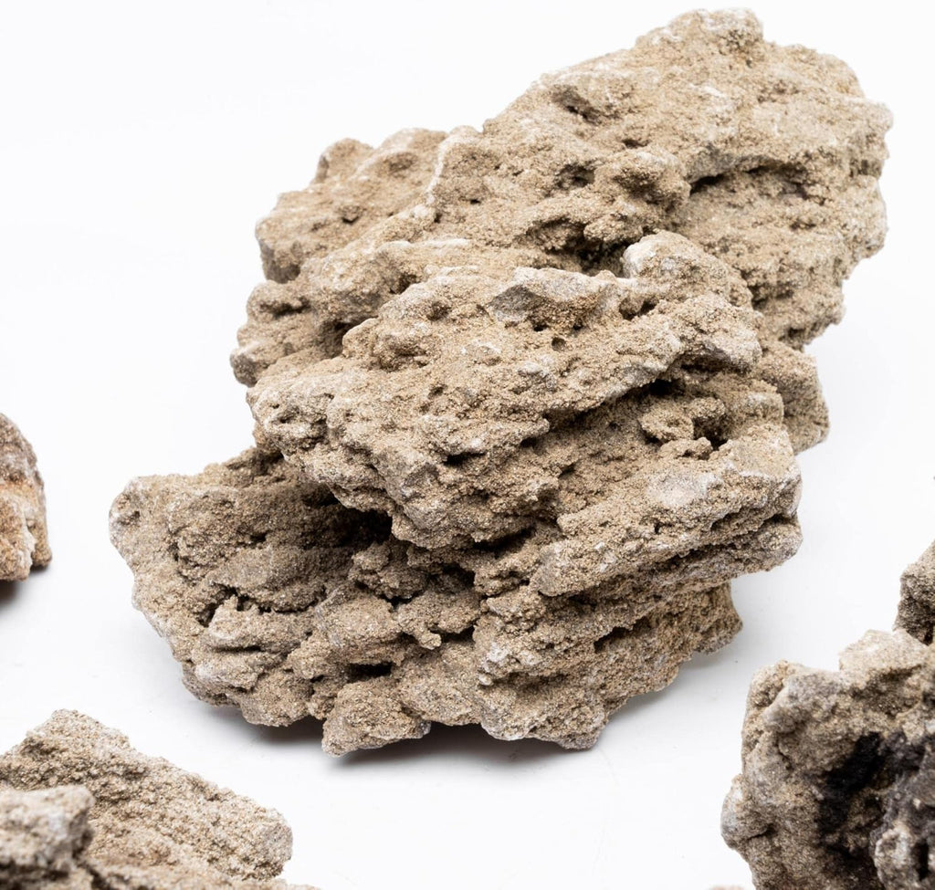 SubstrateSource Natural Stone for Aquarium, Terrarium, Paludarium, Reptile Enclosures - Set of Decorative Rocks for Landcapes, Aquascaping, Fish Tank Decor (Mountain Stone Stone, 10 Pounds, 3-8")