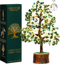 Green Jade Crystal Tree of Life for Luck & Prosperity Decor for Home and Office | Handmade Bonsai for Wealth & Balance and Good Fortune | Perfect Well-Being Gift for Loved Ones