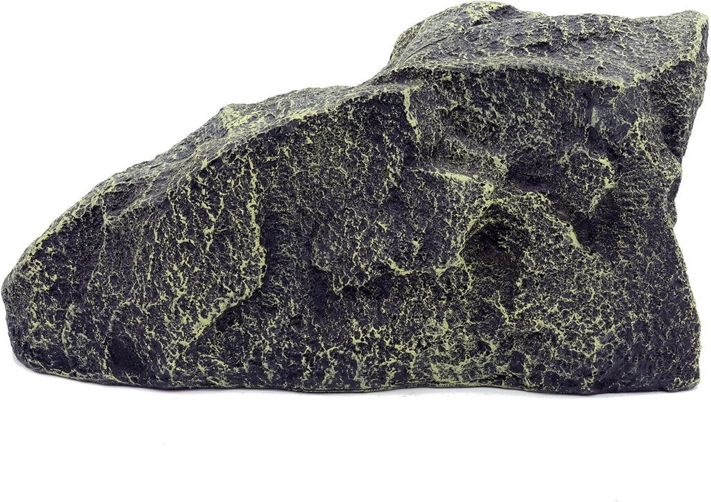 JIHAQUA Reptile Hide Medium Rock Snake Hide Cave Hideout Terrarium Habitat Decor Ornament Bearded Dragon Tank Accessories