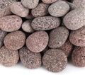 Lava Rock - 25-Pound Tumbled Lava Stones - 3" Red Lava Pebbles - Volcanic Rock - Landscaping Rocks