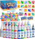 Magic Water Elf Toy Kit - Magic Gel Water Pets with Aquarium Bottle - Make Your Own Squishies Crafts Toys - Crafts Kit for Kids Christmas Gifts Birthday for Girls Boys Age 6 7 8 9 10 Years Old