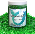 Crushed Glass for Resin Art - 3-6mm Dark Green, 1.5lb | Broken Glass Pieces for Crafts, Vase Filler & Fire Pit Media | Decorative Stones