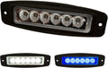 Wave One Marine Dual Color LED FLUSH Mount Spreader Light | Boat Deck Flood Beam | Stainless Hardware | IP68 Waterproof | High Lumen | 12-24 Volt DC Input (BLACK)