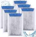 6 Pack Medium Filter Cartridges Replacement - Medium Replacement Filter Cartridge Compatible with Whisper Bio-Bag Filters 10i/IQ10/PF10 &ReptoFilte 20 gallons Keeps Water Clear Easy to Install
