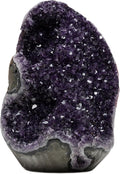 GEMS 29.45 lb Extraordinary Natural Amethyst Geode - Unique Collectors Quality - 12 (H) x 7 (W) Inches Large Crystal Cluster Stone from Uruguay Raw Geode Quartz - Deep Purple Color