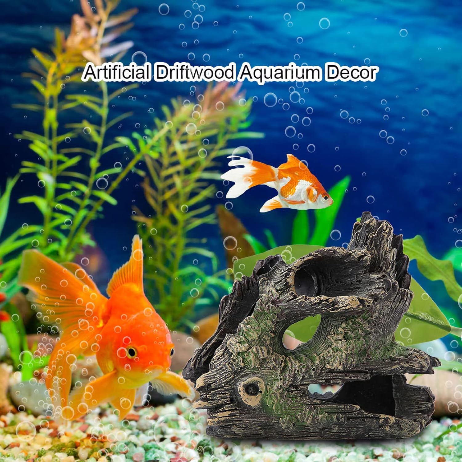 Aquarium Driftwood, Fake Driftwood Aquarium Decorations Aquarium Decor Wood Reptile Driftwood Artificial Driftwood for Aquarium (03)