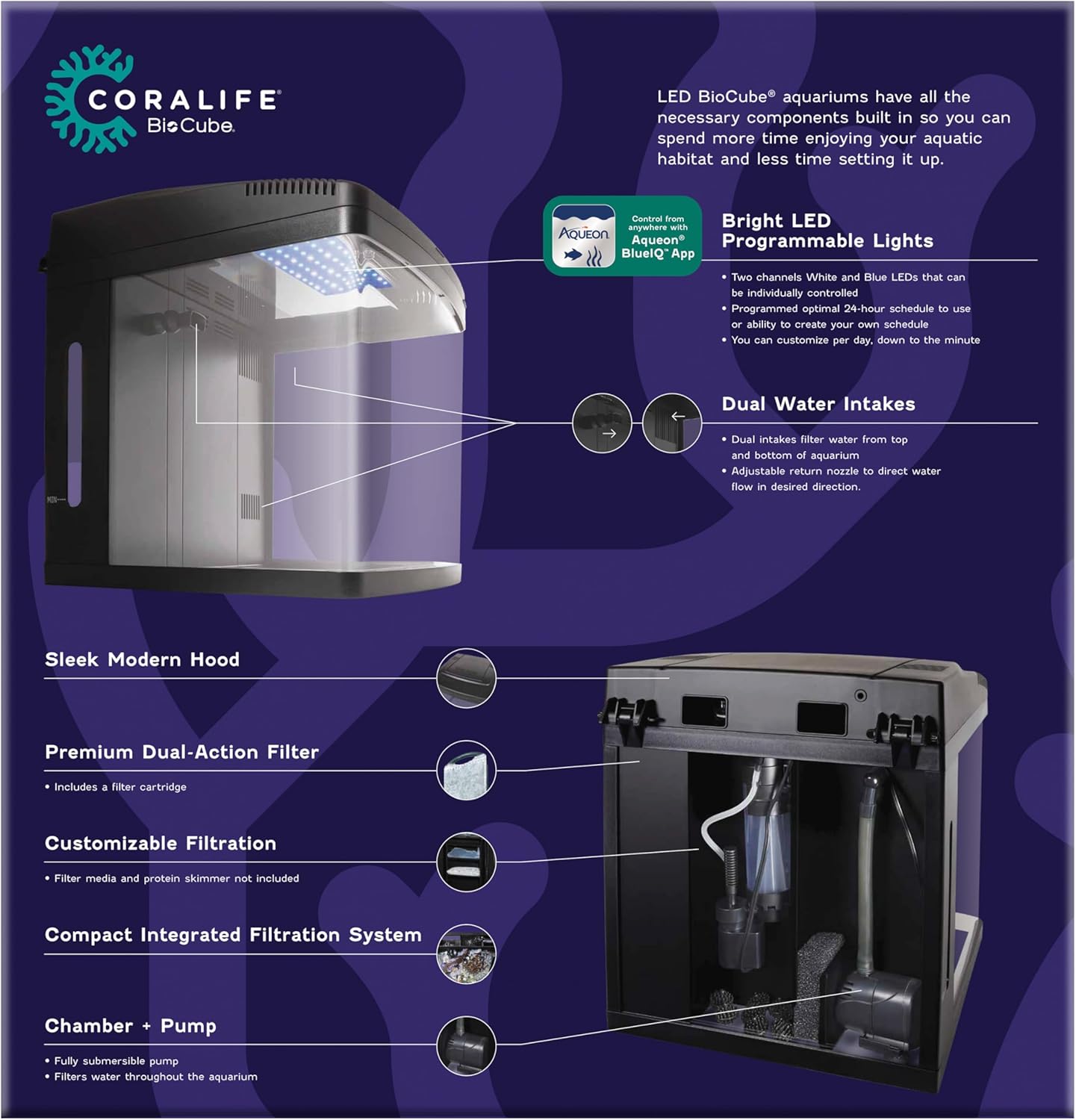 Coralife Smart BioCube Jr. 14 Gallon