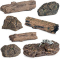 EOIVSH 7pcs Diorama Supplies Fake Rocks, Artificial Garden Figurines Tree Stump, Scene Accessories Stone Stumps Statue Ornaments for Micro Train Railway Sand Table Landscape