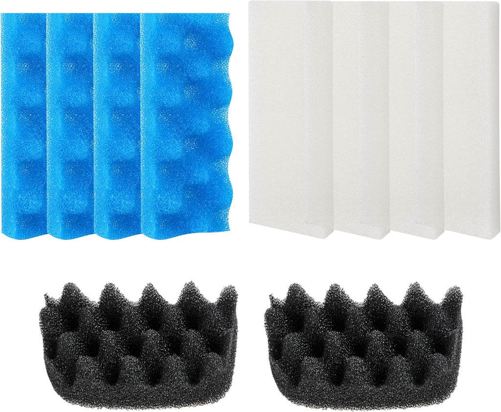 206/207 Bio Foam Value Pack for Fluval 206/207 Canister Filters,Replacement Aquarium Filter Media,10pc