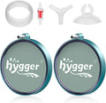 hygger Aquarium Air Stone 2 Inch 2 Pack, Fish Tank Bubbler Stone, Air Bubble Aerator Oxygen Diffuser, Air Pump Accessories for Aquariums, Fish Tanks, Hydroponics and Ponds