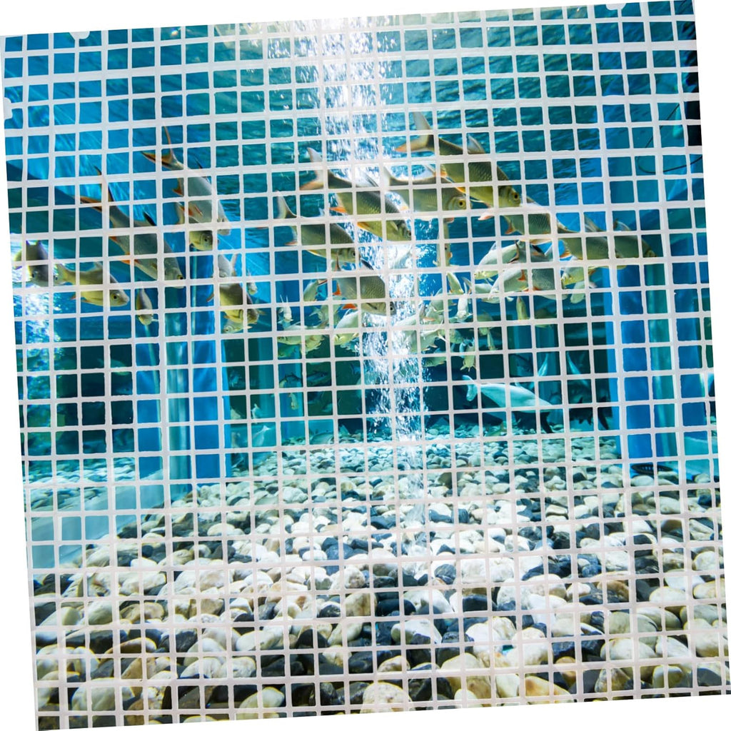 POPETPOP Fish Tank Dividers Aquarium Grid Mesh Isolation Panel for Breeding PVC Material