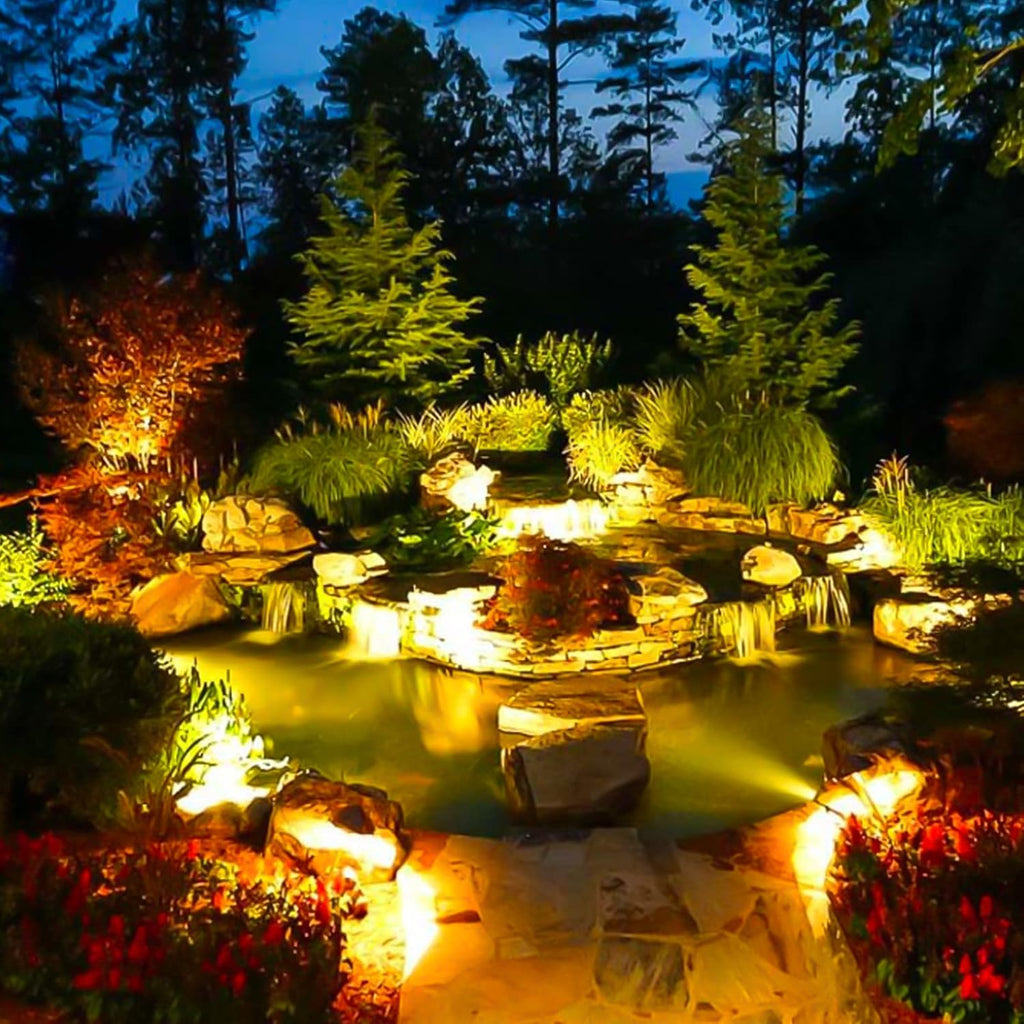 Malibu Submersible LED Pond Light Low Voltage Landscape Lighting Underwater Flood Light Outdoor Landscape Water Garden Lights for Swimming Pool, Fountain, Pond, Rockery 8401-3501-01, Black