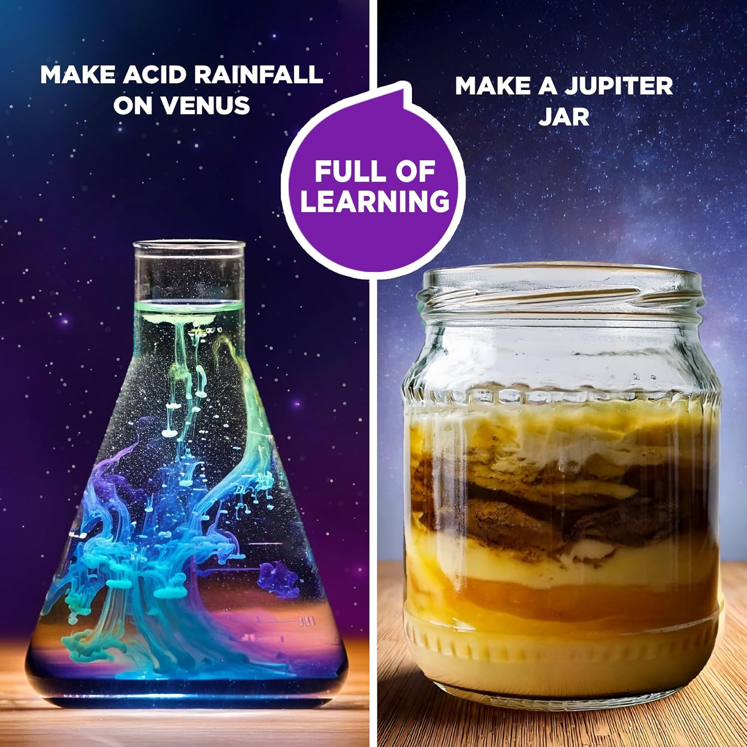 Doctor Jupiter Space Science Toy, Crafts Kit for Kids | Birthday Gifts for Boys 8+ Years Old | STEM Toy with 50+ Experiments | Learning & Educational Kits, Planet Toys