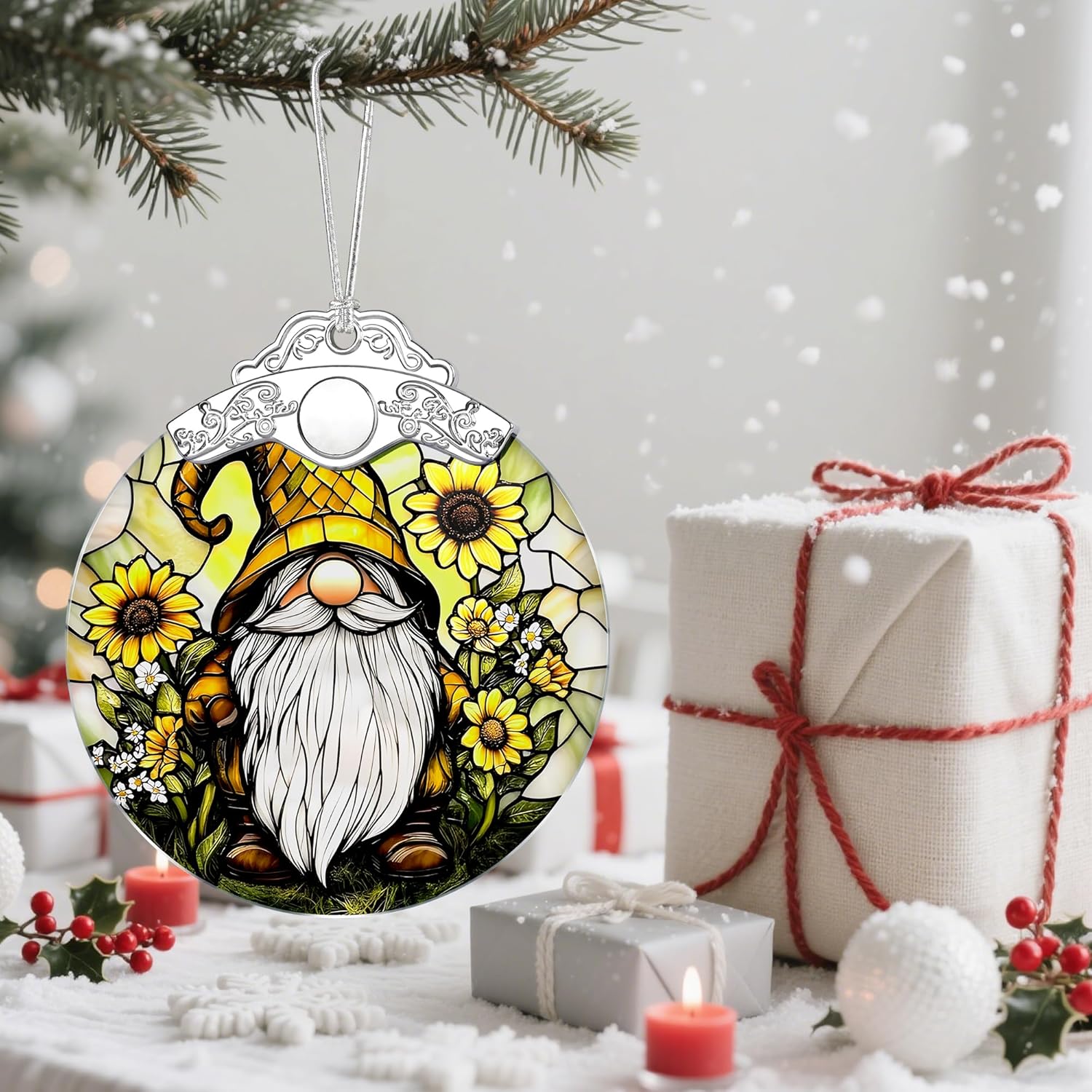 Christmas Ornament, Christmas Tree Ornaments, Keepsake Ornaments, Holiday Decor, Holiday & Xmas Gifts, Gifts for Garden Lovers & Gnome Lovers - Gnome-Theme