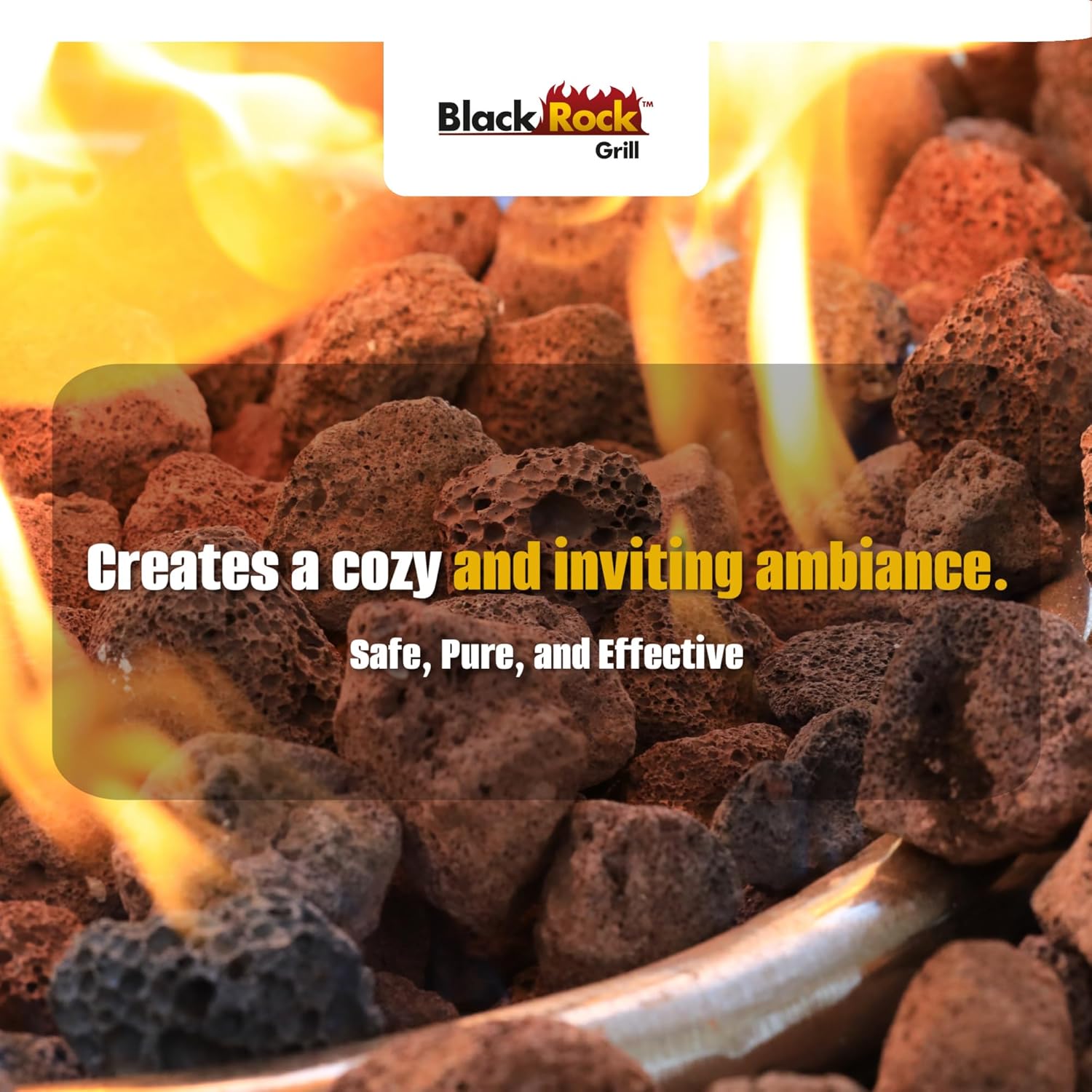 Premium Volcanic Lava Rocks – 9 lbs | 100% Pure, Hand-Sorted 1-3” Stones for Fire Pits, Gas Grills, Aquariums, and Plants