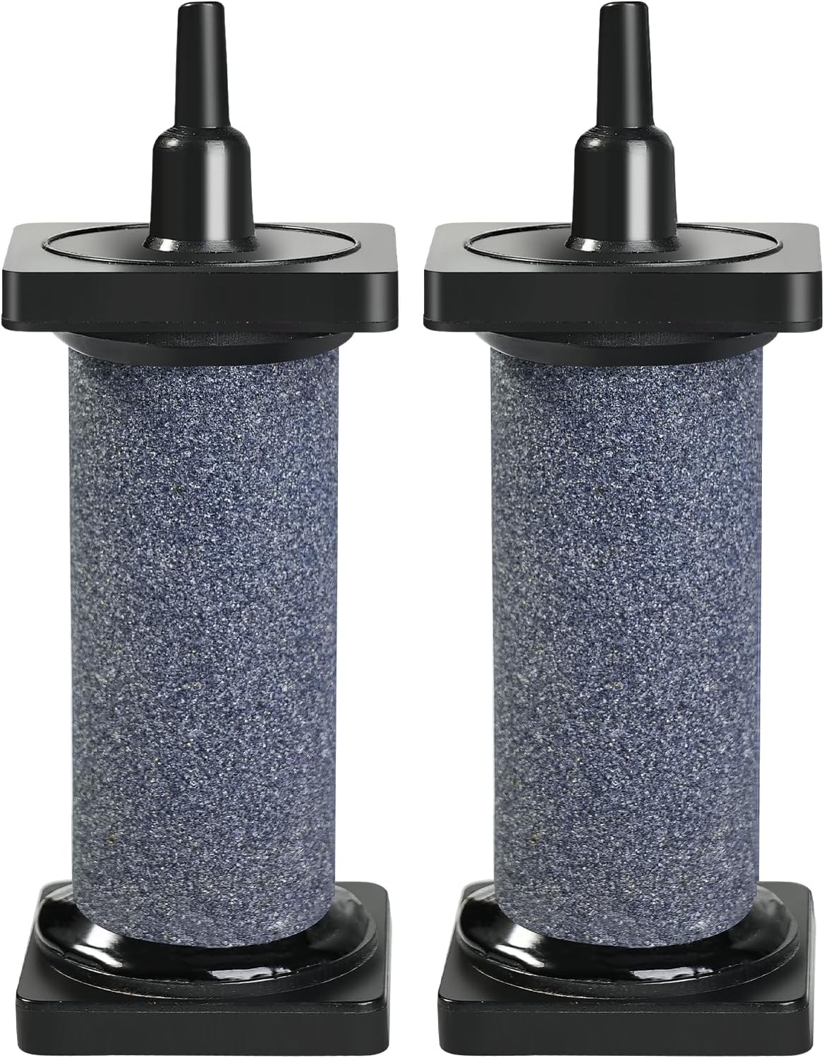 AQUANEAT Aquarium 3 inch Air Stone Cylindrical 2 Pack, Large Airstone, Aerator Bubble Diffuser, Air Pump Accessories for Aquariums, Hydroponic, Ponds and Fish Tanks