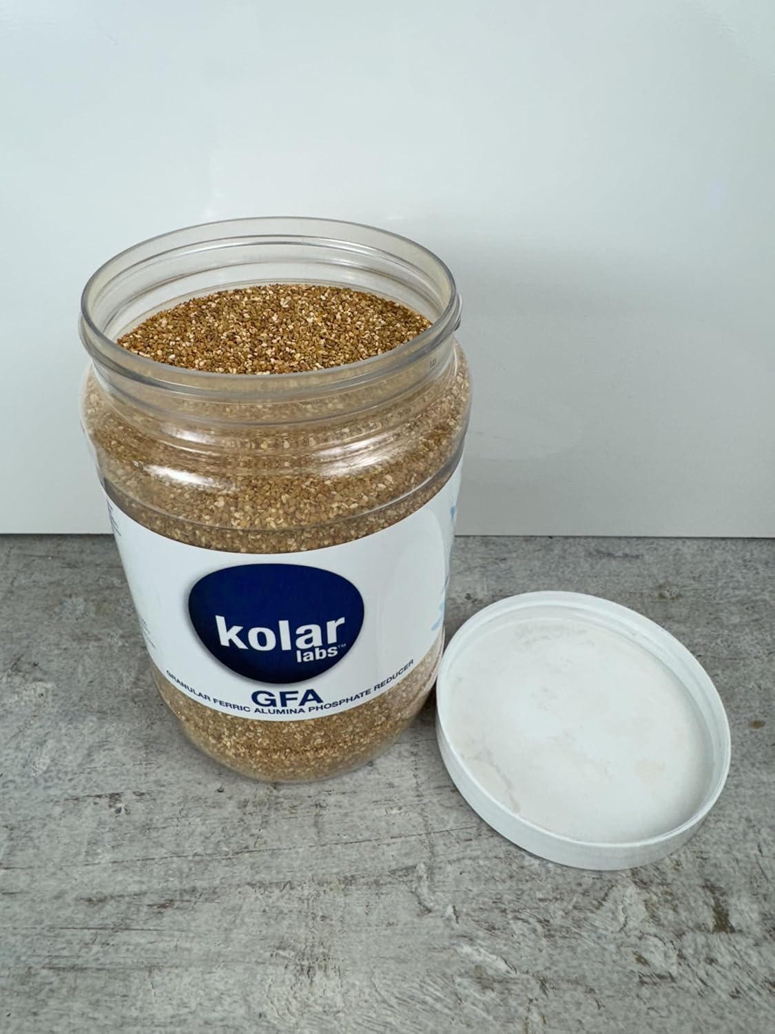 Kolar Labs Granular Ferric Alumina (GFA) Phosphate Reducer - for Fresh and Saltwater Aquariums, Promotes Clean, Crystal-Clear Aquariums, 700 Grams (1.54 lbs)