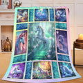 Unicorn Blanket Unicorn Throw Blanket Flannel Stuff Merch Cozy Decor Fleece Plush Fuzzy Warm Soft Lightweight Bedding Gifts for Lover Girls Women Men Boy Couch Sofa 80"X60"
