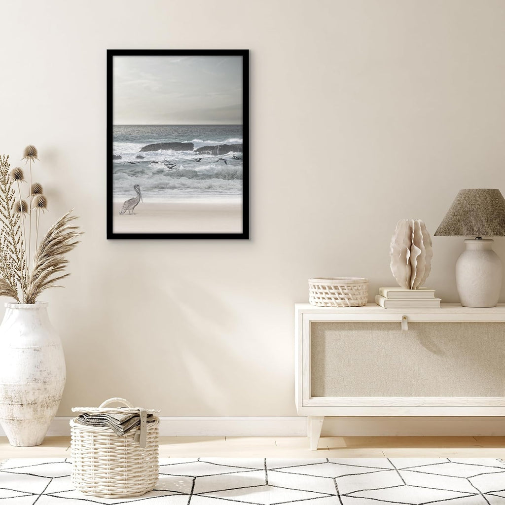 Americanflat 19x26 Picture Frame with Polished Plexiglass - Black Picture Frame - Wide Photo Frames Made of Engineered Wood for Vertical or Horizontal Wall Display - Epic Collection - Black