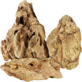 2.5lb Natural Dragon Stones, Aquarium Rocks Decoration Aquascaping Stone Landscaping Model for Fish Tank Decor Terrariums Paludariums Reptile Enclosures Gardens, 2-4 inches