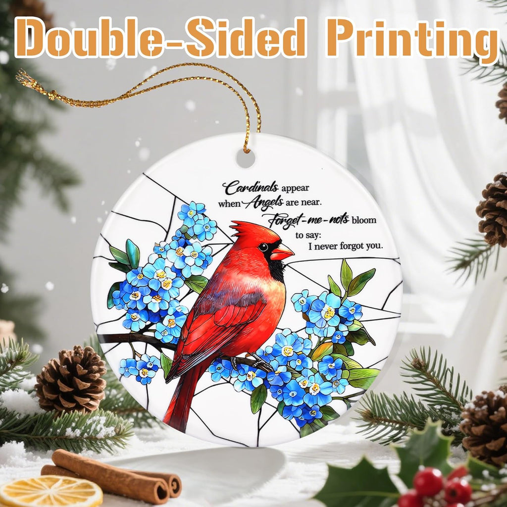 Cardinal Christmas Ornament, Christmas Tree Ornaments, Keepsake Ornaments, Holiday Decor, Cardinal Gift, Remembrance or Memorial Gifts, Sympathy Gifts for Loss of Loved One
