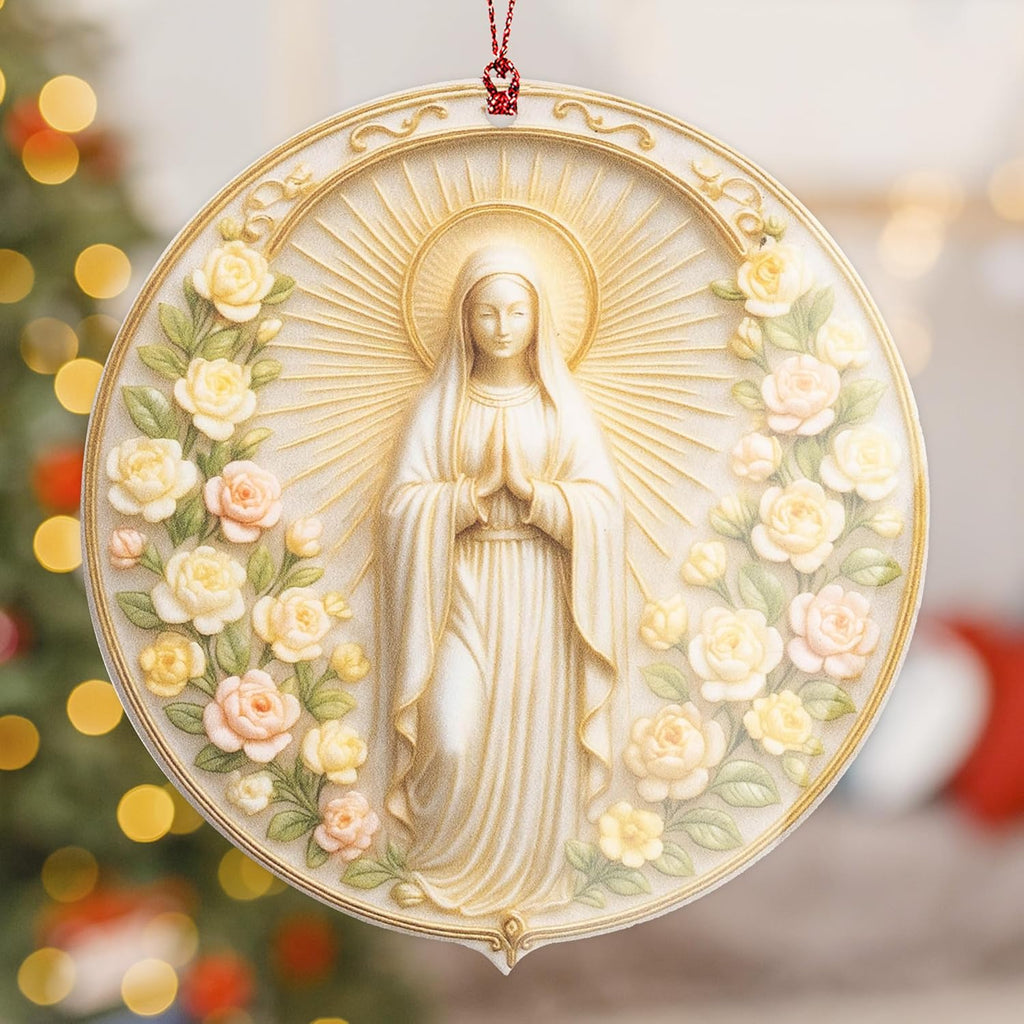 Nativity Ornaments - Regilious Christian Gifts for Women | Men - Christian Christmas Ornaments - Easter Decor - Christmas Decor - White Elephant Gifts - Xmas Tree Decoration
