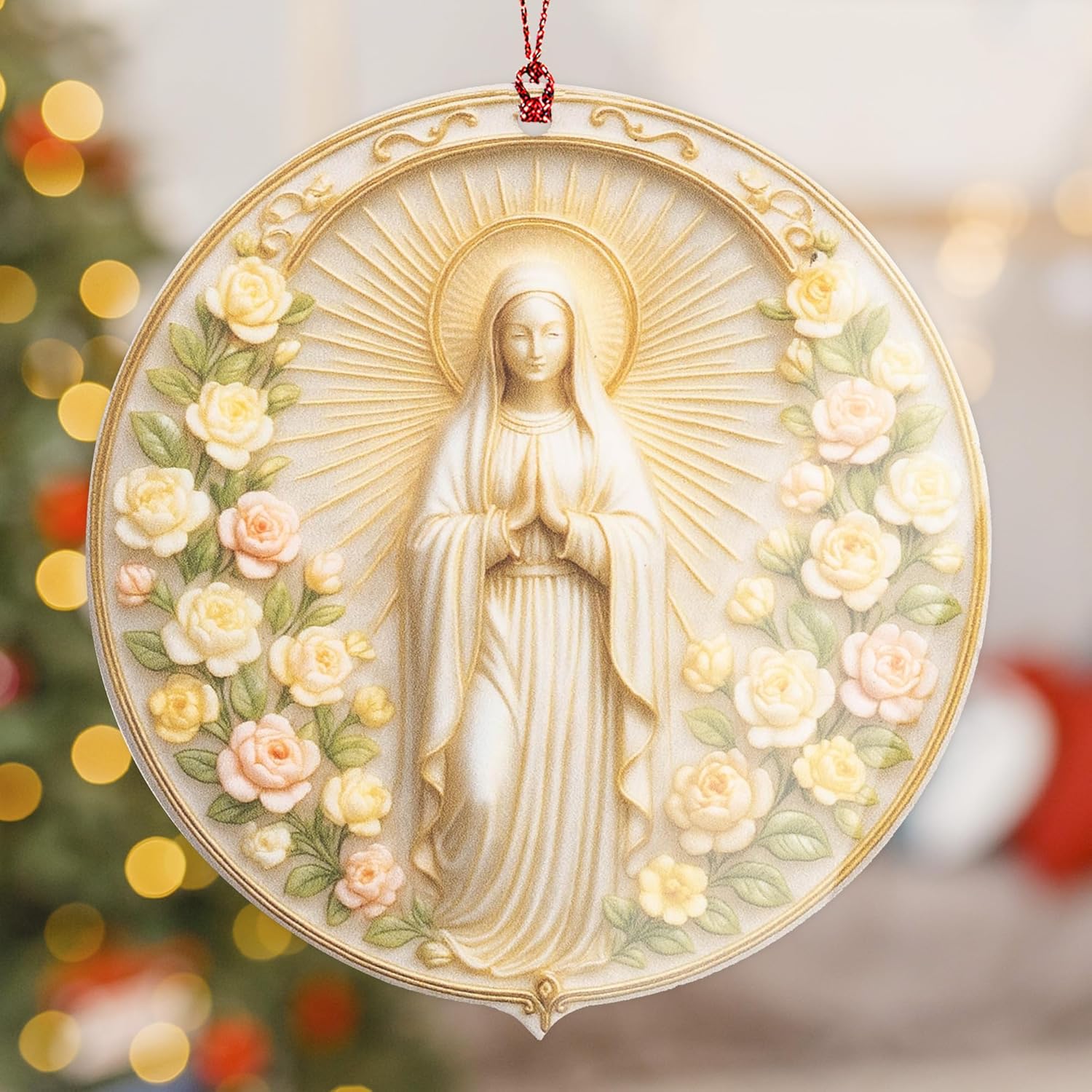 Nativity Ornaments - Regilious Christian Gifts for Women | Men - Christian Christmas Ornaments - Easter Decor - Christmas Decor - White Elephant Gifts - Xmas Tree Decoration
