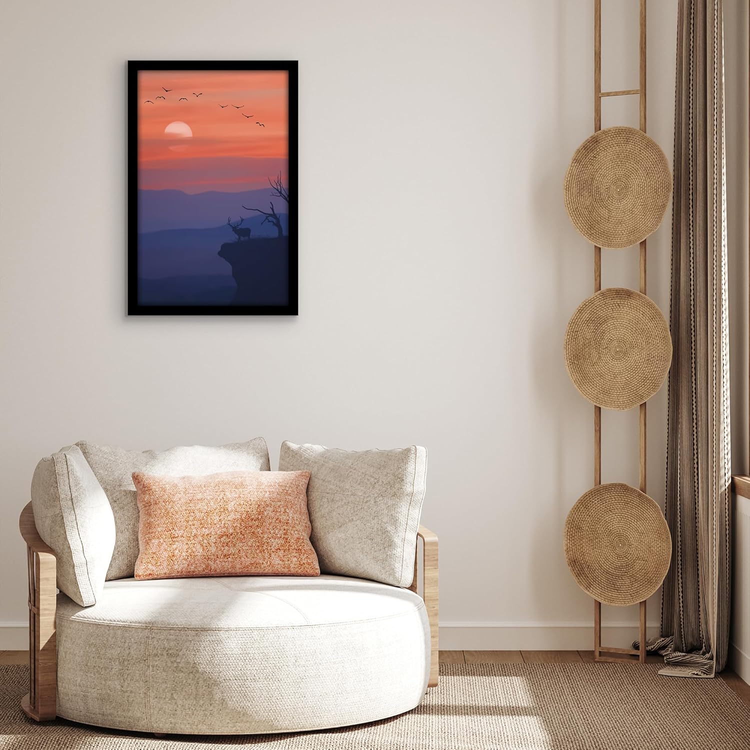 Americanflat 16x25 Poster Frame with Polished Plexiglass - Black Picture Frame - Wide Photo Frames Made of Engineered Wood for Vertical or Horizontal Wall Display - Epic Collection - Black