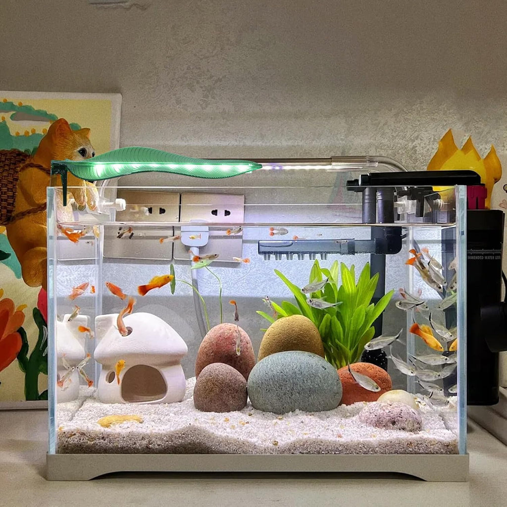 BESPORTBLE High Brightness USB-Powered LED Aquarium Lamp with Design for Small Fish Tanks Energy-efficient Lighting for Vibrant Aquatic Display and Flexible Installation