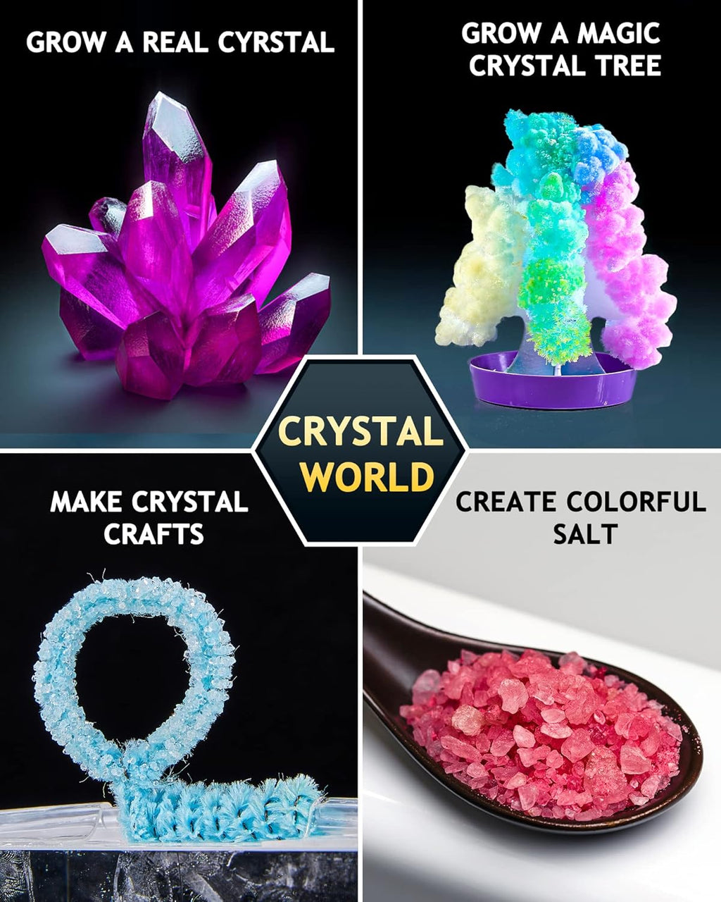 Japace Science Kits for Girls Age 4-5-6-7-8, Christmas Birthday Gifts Ideas, 75+ Cool Chemistry Experiments, Learning & Education Toys for Kids 4-8