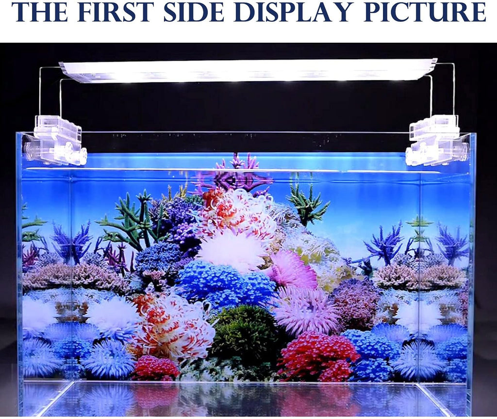 ELEBOX New 23" x 71" Fish Tank Background Stickers Wallpaper 2 Sided Seaweed Water Plants Aquarium Background Decoration