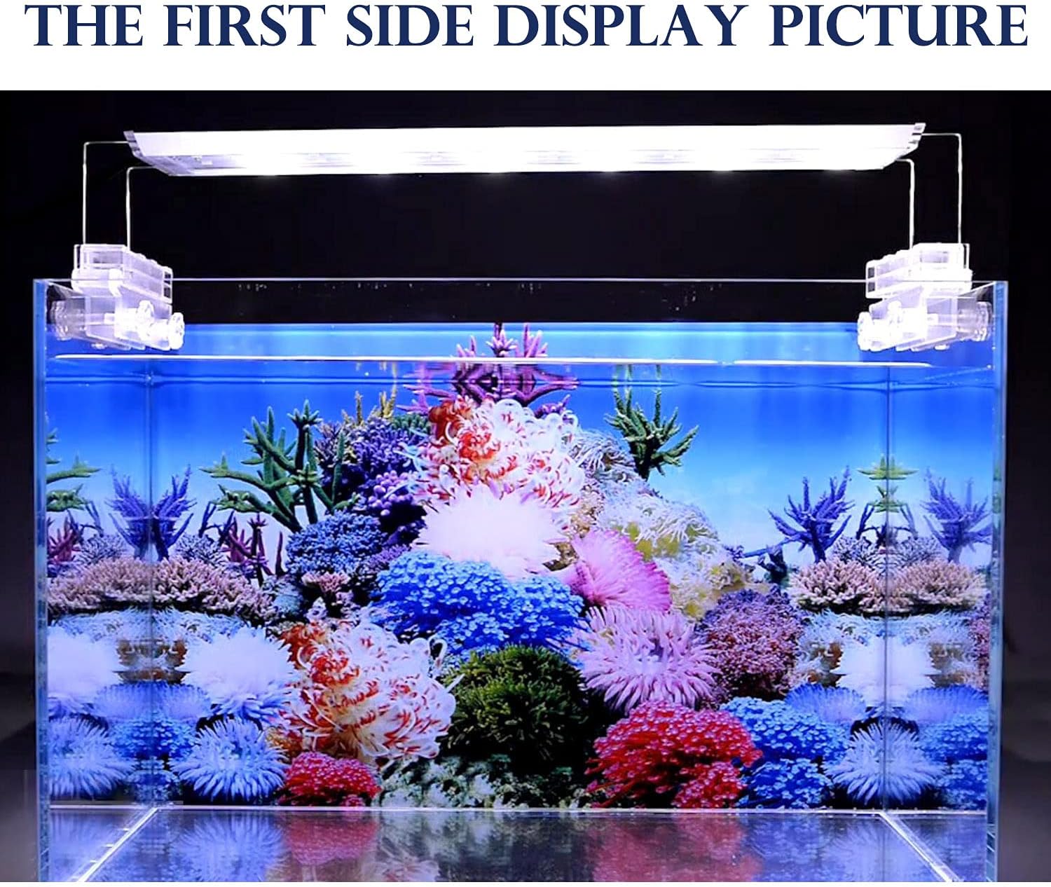 ELEBOX New 23" x 71" Fish Tank Background Stickers Wallpaper 2 Sided Seaweed Water Plants Aquarium Background Decoration