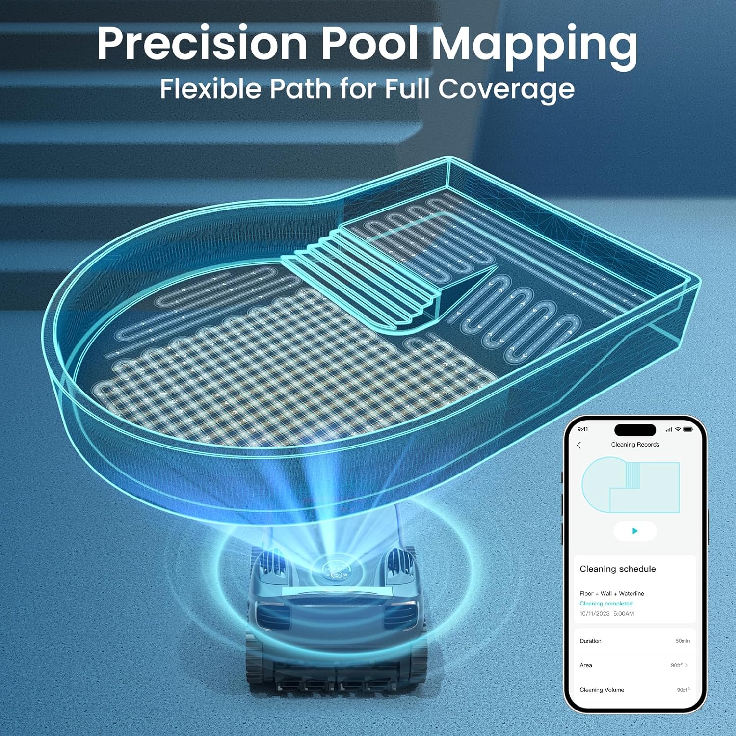 Aiper Scuba X1 Pro Max All-in-One Pool Cleaning Robot & Skimmer with 8,502 GPH Suction, Ultra-fine Filtration, Smart Surface Parking, Underwater WiFi Connection with HydroComm Pure