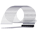 12Pcs Trap Wire (60in Long, 7x7, 3/32 Cable) Fits for Outdoor Survival and Hunting Adventures, Easy to Carry