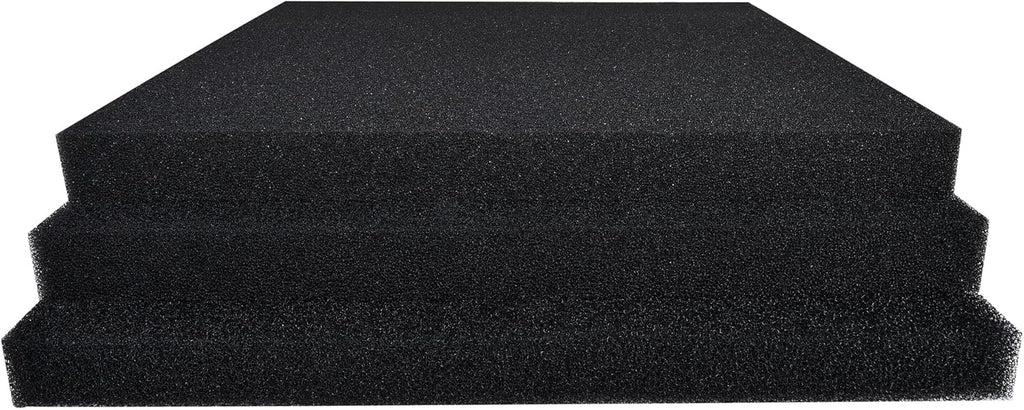 Hipanda 2 Pack Aquarium Bio Filter Sponge Pad 20"x20"x1.5",30PPI, Bio Filter Media Foam Pad Sponges, Cut-to-Size Open Cell Foam Sheet for Fish Tank