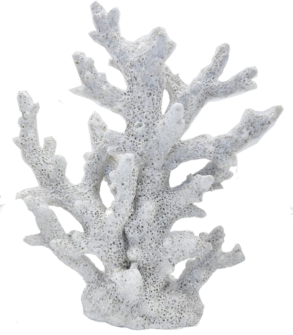 Beach Coastal Decor Coral Reef Home Decor Coral Statue Sculpture Home,Desk,Bathroom,Desktop Shelf Statue,Marine Themed Gifts