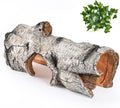 Reptile Hide Caves Simulation Tree Hideout, Hideout Shelter Sleep Cave is Decorated for Arboreal Reptile, Snake, Leopard Gecko, Lizard, Salamander, Hermit Crab Aquarium