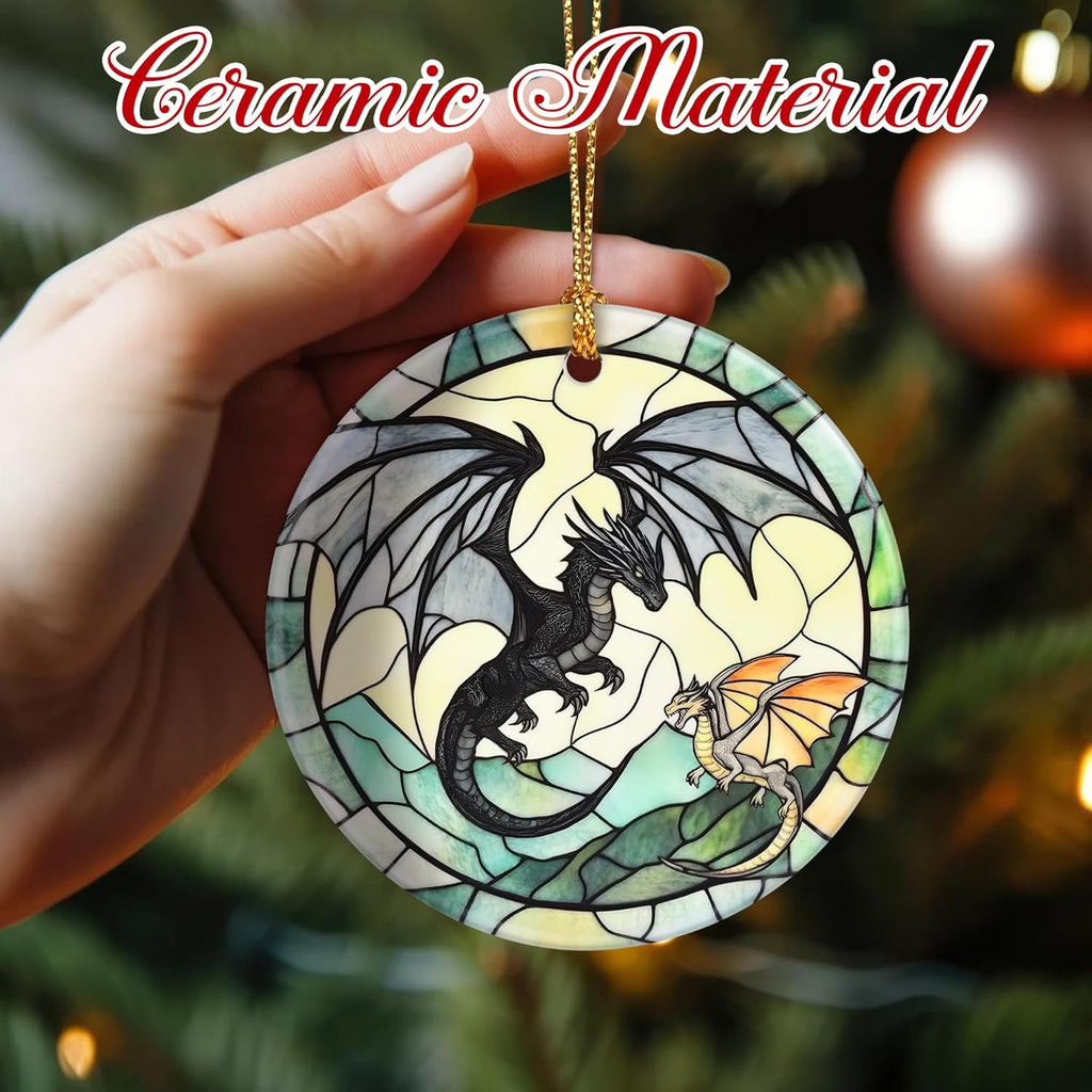 Christmas Ornaments, Dragon Ornament, Christmas Tree Ornaments, Xmas Decorations, Holiday Decorations, Gifts for Dragon Lovers, Holiday Party Gifts, and Xmas Gift Ideas
