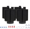 ALEGI Aquarium Bio Sponge Filter with Ceramic Media for Clear and Quiet Aquariums for Betta Fry Shrimp Tiny Fish Tank (40-75 Gallon 4 Pack)